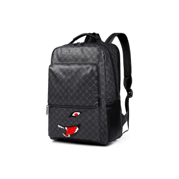 Ceion Keust PVC Backpack Unisex Black