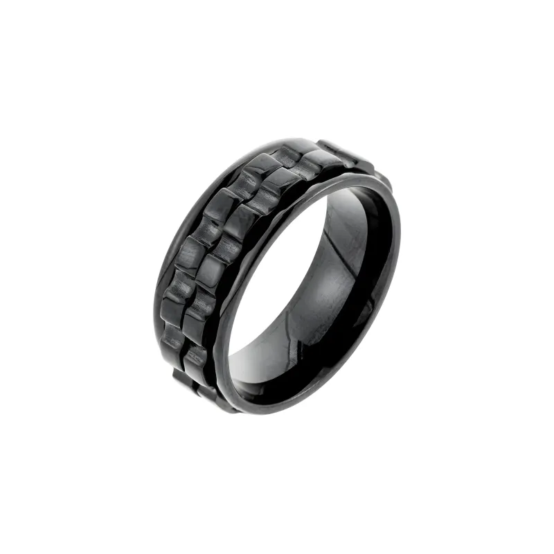 ENFANTIN Titanium Steel Rings Unisex-2
