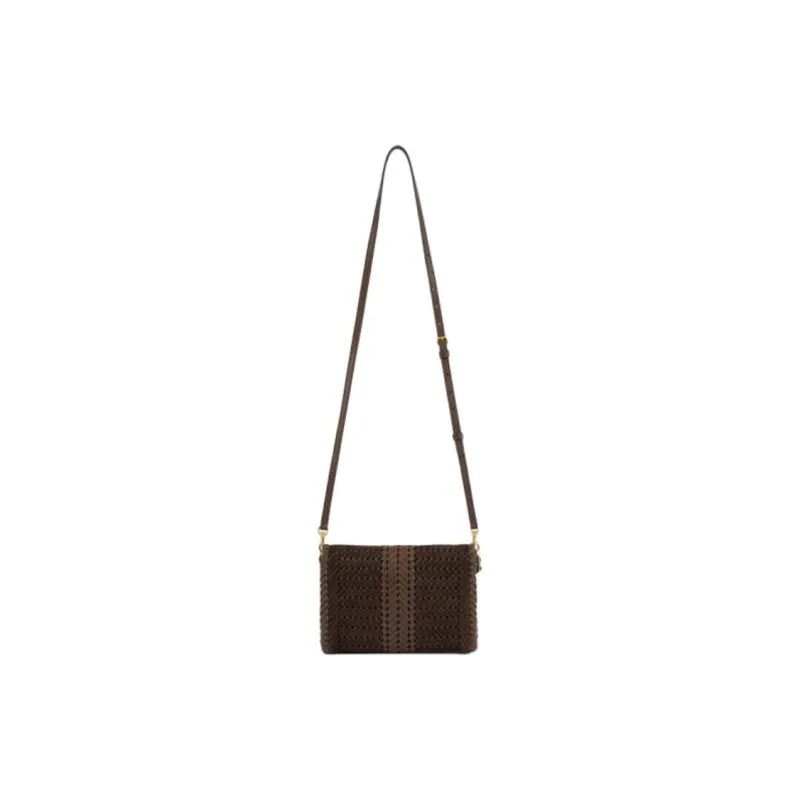 Anya Hindmarch Suede Crossbody Bag, Shoulder Bag Women's Truffle-2