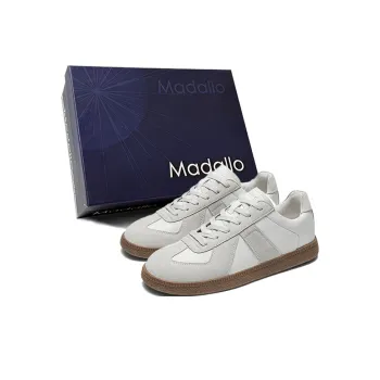 MADALLO Cloud Walk Collection Skateboard Shoes Women's Low Top Beige