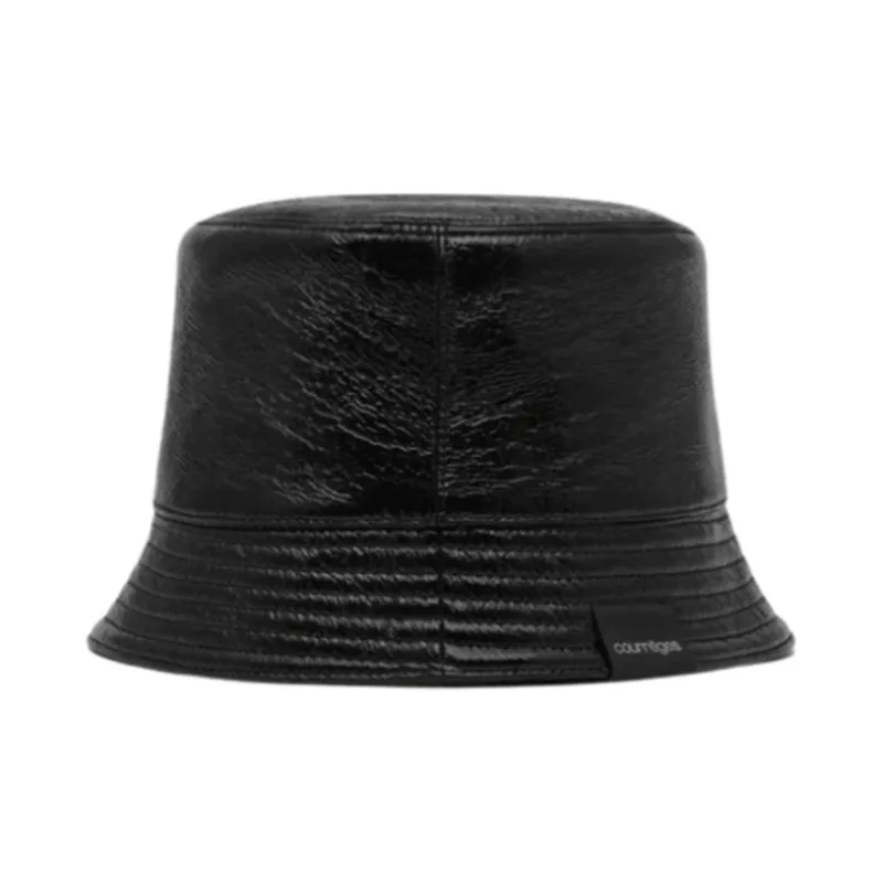 COURREGES Ethenyl Bucket Hats Unisex Black-1