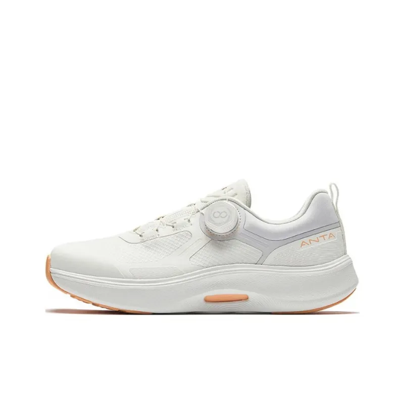 Anta Divine Pro Anti Slip Wear Resistant Low Top Training Shoes Women's White Gray-0