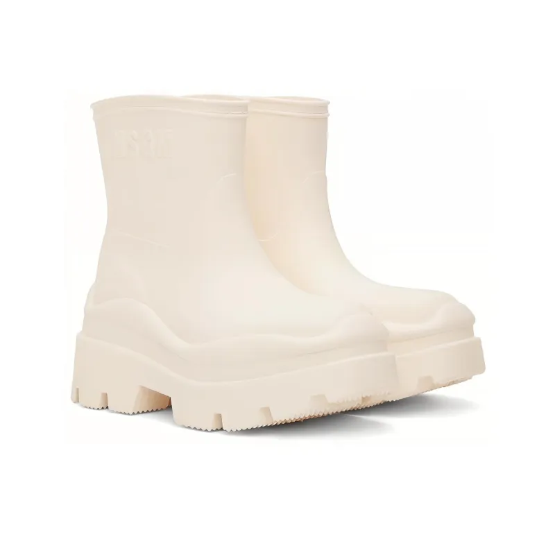 MSGM Rain Boots Women's White-2