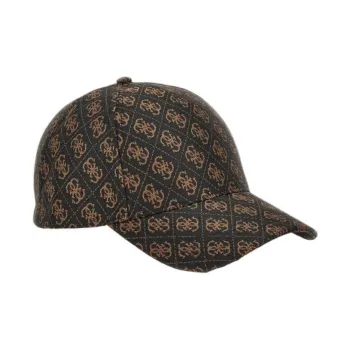 GUESS Polyester Baseball Caps Women's Black/Brown