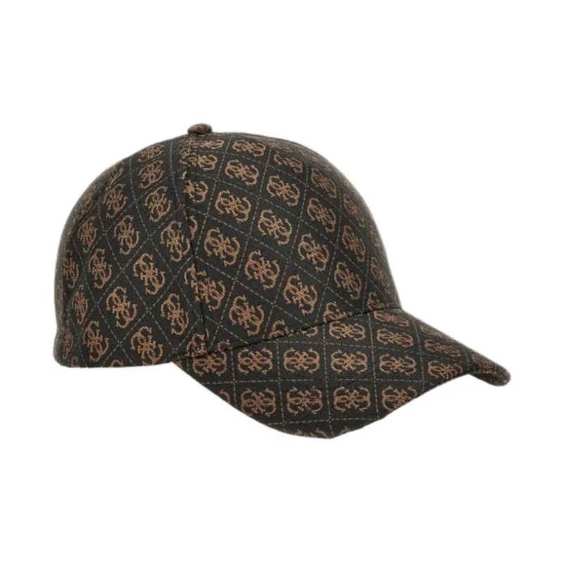 GUESS Polyester Baseball Caps Women's Black/Brown-0