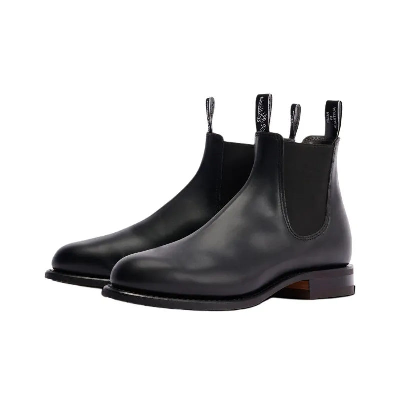 R.M.WILLIAMS Short Chelsea Boots 4.5cm Men's Black-2