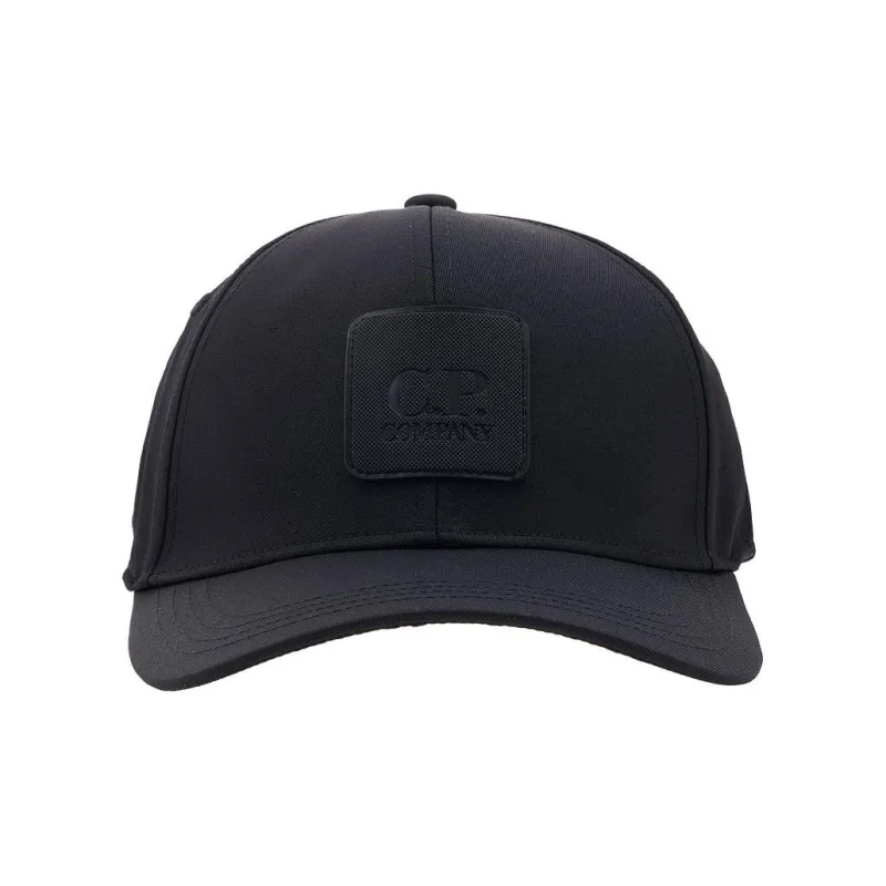 C.P.Company Polyester Baseball Caps Unisex Black-1