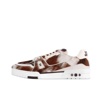 LOUIS VUITTON Trainer Low Top Skateboard Shoes Unisex Brown