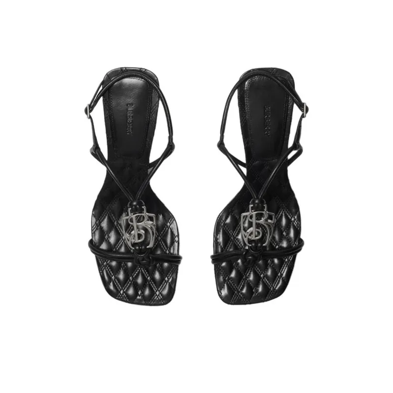 Burberry Ronda Strap Sandals 6.5cm Women's Black-3