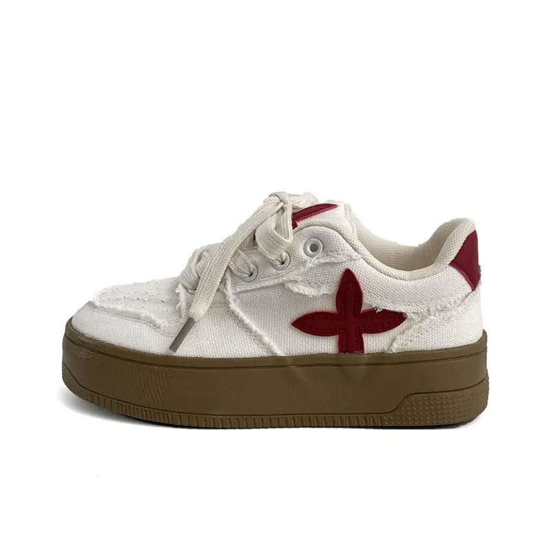Than Than Me Slip-Resistant Breathable Low-Top Skateboard Shoes Women's-8