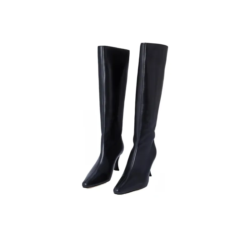 By Far Stevie Knee-high Boots 8cm Women's Black-2