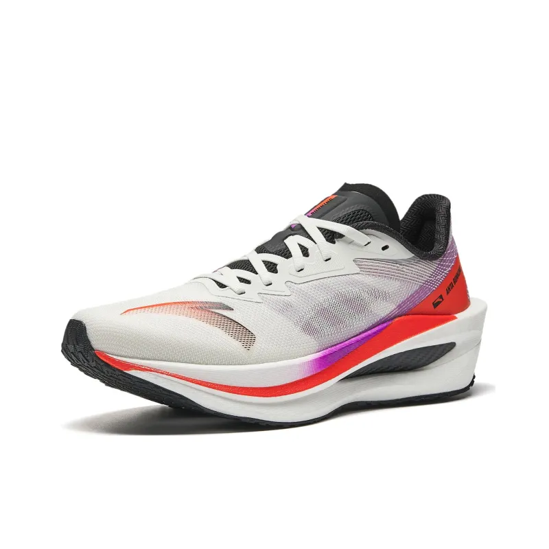 Anta Cushioning Anti Slip And Wear Resistant Low Top Training Running Shoes Men's Light Year White-2