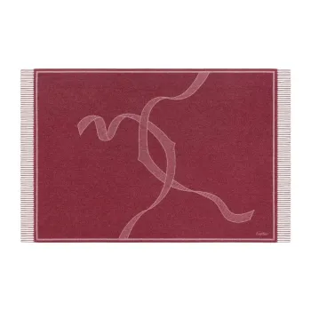 CARTIER Cashmere Shawls Women's Red