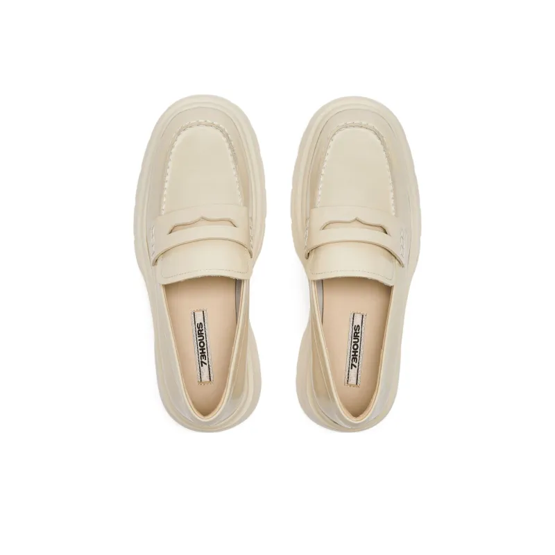 73Hours Cow Cat Loafers 4.5cm Women's-7