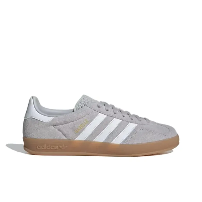 Adidas Originals Gazelle Indoor Grey Cloud White Gold Metallic-1