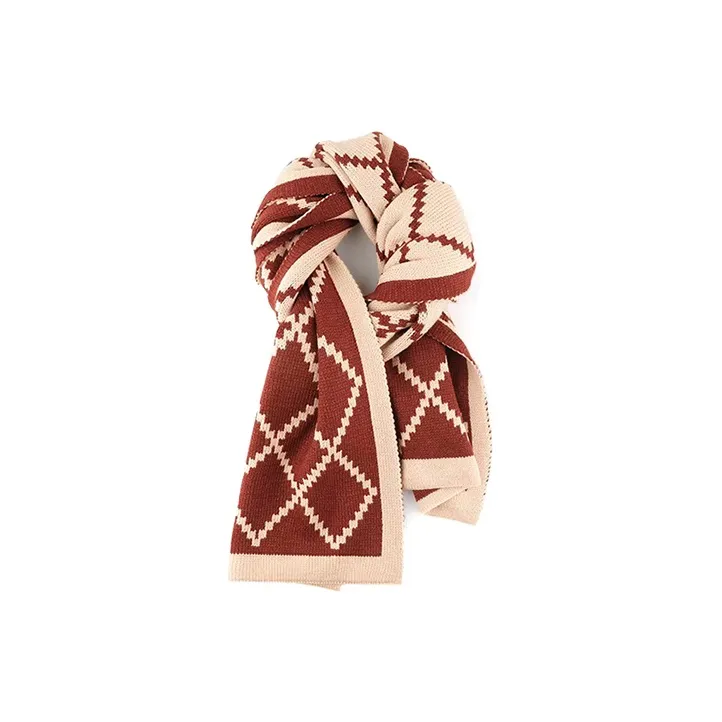 Yalu Preferred Knit Scarves Unisex-7