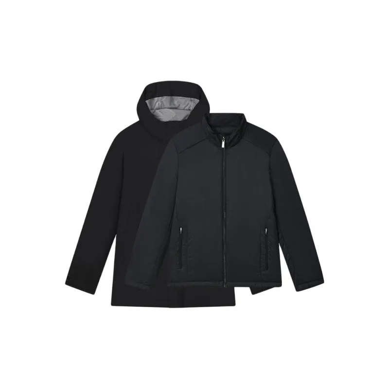 FILA Jackets Coats Men's 2 Piece Set Jet Black-1