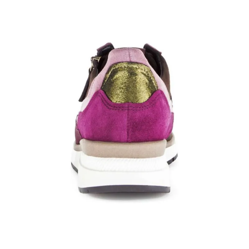 Gabor Comfort Low-Top Casual Shoes Women's Purple Umber-4