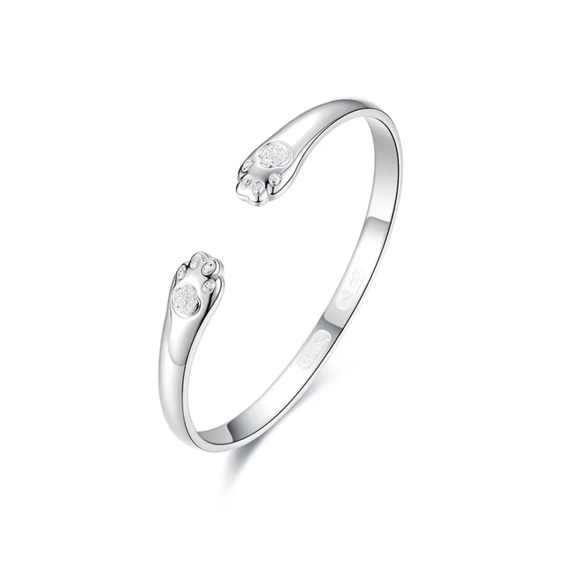 ZHONGLING 999 Fine Silver Sterling Silver Bracelets Women's-0