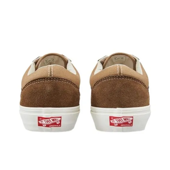Vans Lightweight And Breathable Low Top Skateboard Shoes Unisex Brown-3