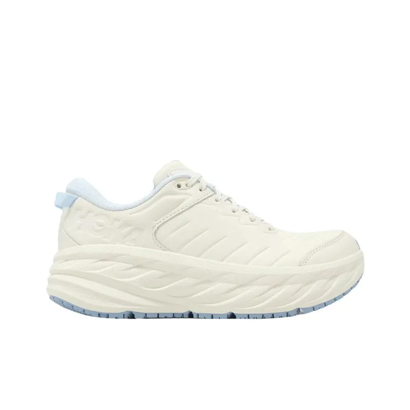 HOKA ONE ONE Bondi SR Anti Slip Wear Resistant Low Top Casual Shoes Men's Ecru-1