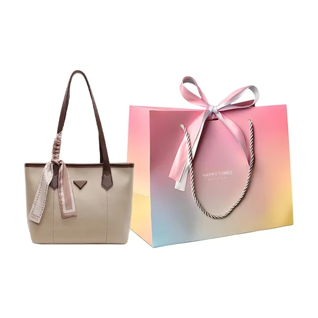 Yalu PU Tote Bag, Shopping Bag, Shoulder Bag Large Size Regular Women's Multicolor-14