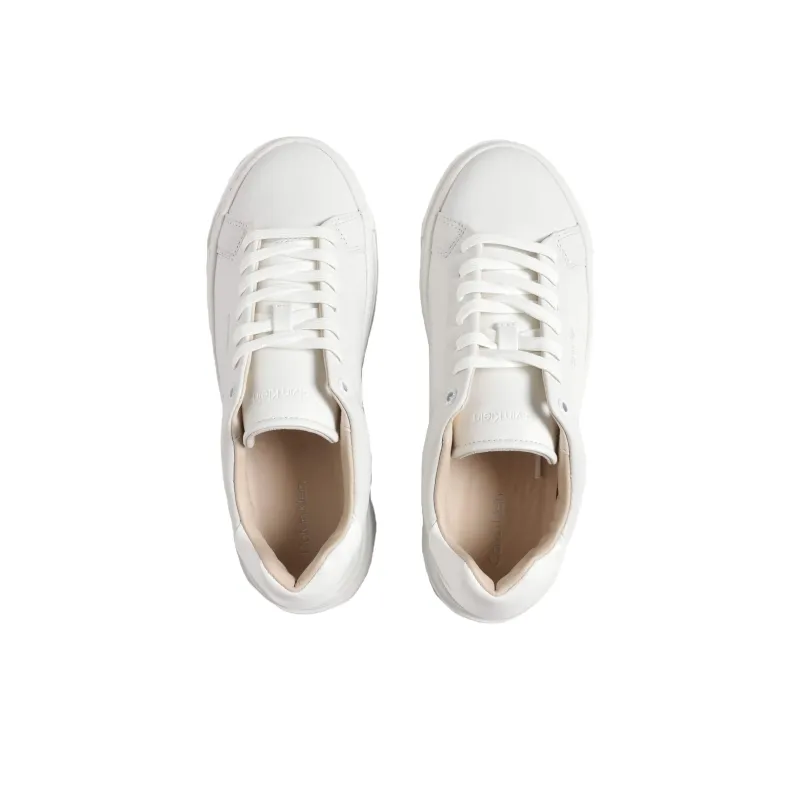 CALVIN KLEIN Low Top Skateboard Shoes Women's White-2