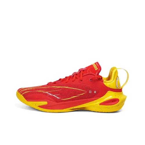 LiNing WOW 6 Sunrise Low Top Performance Basketball Shoes Womens Pink Black