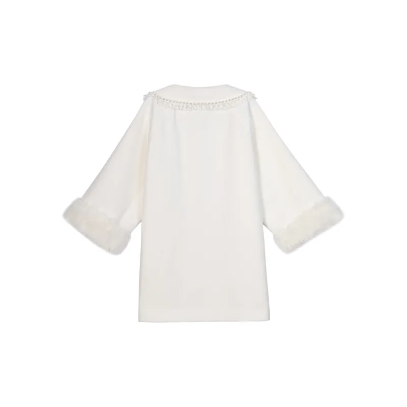 SNBL Coats Women's White-1