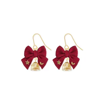 Asia Star Fabric Earrings Women's
