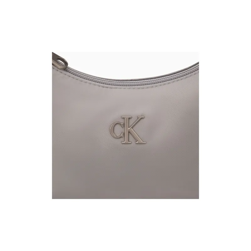 CALVIN KLEIN Fabric Handbag Medium Size Women's Pearl Gray-4