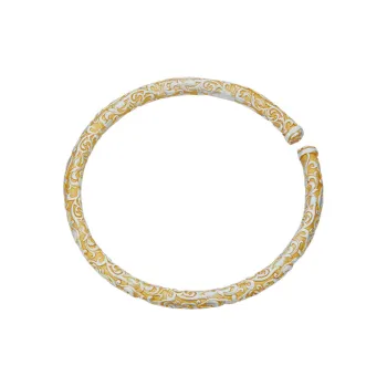 Shunqin Silver Building Sterling Silver S999 Bangles Women's