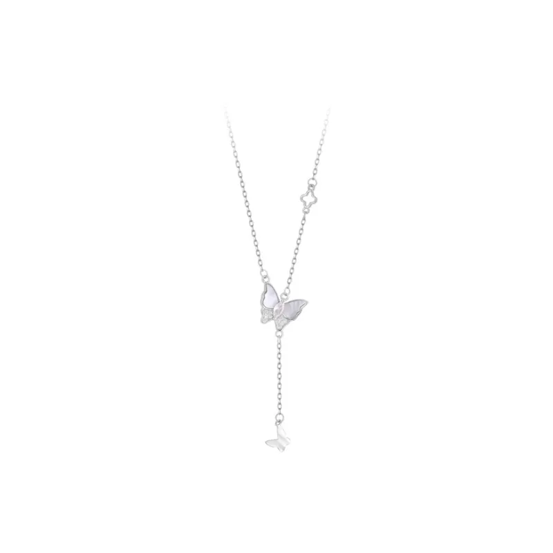 GLOIRE S925 Silver Necklaces Women's Mori Style Chilled Elegance Romantic Date Versatile Commute Girlfriends' Style-0