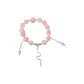 Cracked Ice Serpent Pink Bracelet