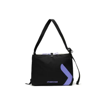 Bromen Polyester Travel Cycling Bag Crossbody Bag Large Size Unisex Black/Yellow