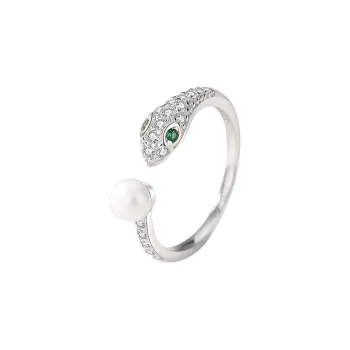 2323 S925 Silver, Freshwater Pearl Rings Women's