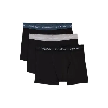 CALVIN KLEIN Underpants Europe Version Men's 3 Pack Black