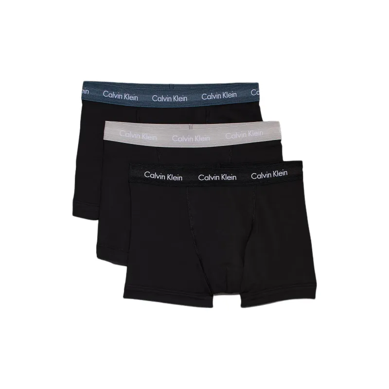 CALVIN KLEIN Underpants Europe Version Men's 3 Pack Black-0
