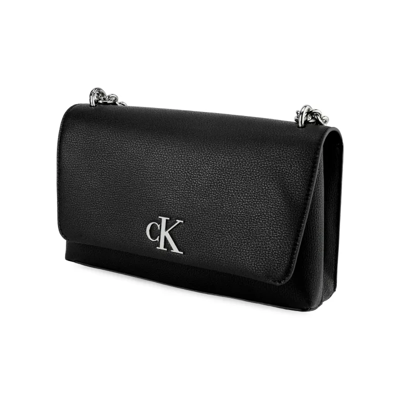 CALVIN KLEIN Synthetic Material Envelope Bag Handbag Shoulder Bag Women's Black-2