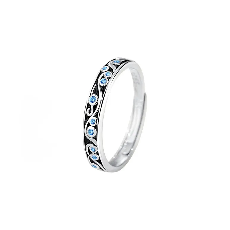 YINGNIXINDONG 925 Sterling Silver Rings Unisex-9