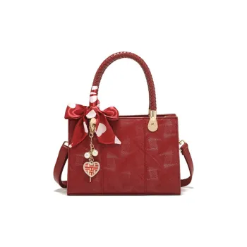 PAYOT Microfiber Synthetic Leather Wedding Bag, One Shoulder Handbag Regular Women's Red/Khaki/Black