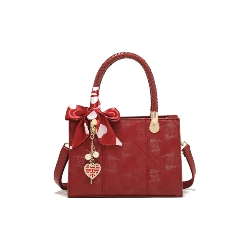 PAYOT Microfiber Synthetic Leather Wedding Bag, One Shoulder Handbag Regular Women's Red/Khaki/Black