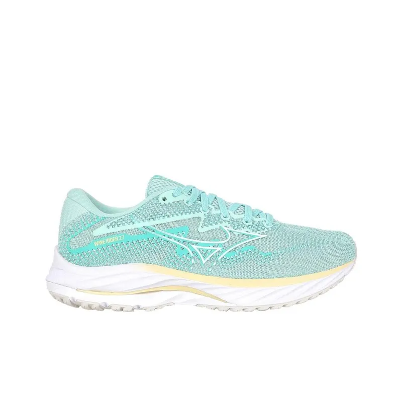 Mizuno Women's Wave Rider 27 Super Wide 'Light Green White' Women's-1