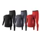 Fertile Black+Carbon Gray+Cream Red (Winter Wash-Friendly 3-Piece Clothing Sets)
