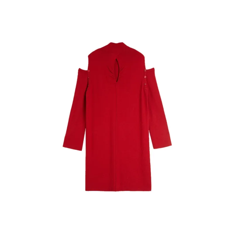 ELLE Long Sleeved Dresses Women's-1