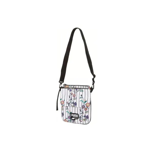 PUMA Fabric Shoulder Bag Crossbody Bag Regular Women's White
