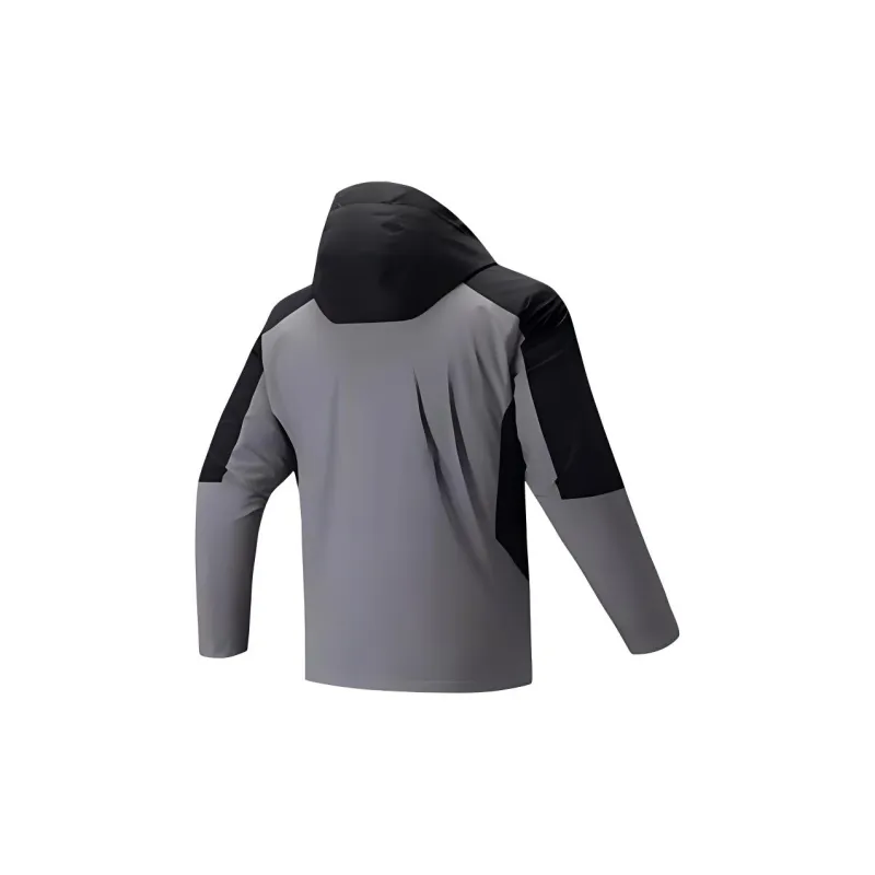 Anta Variety Training Collection Jackets Coats Men's Basic Black/Silent Gray-1