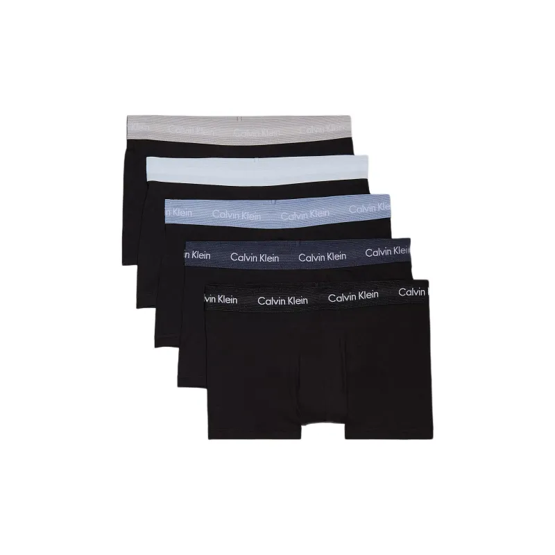 CALVIN KLEIN Underpants Europe Version Men's 5 Pack Black-0