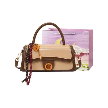 Bansusu PU Handbag Women's Khaki/Coffee/Burgundy/Black