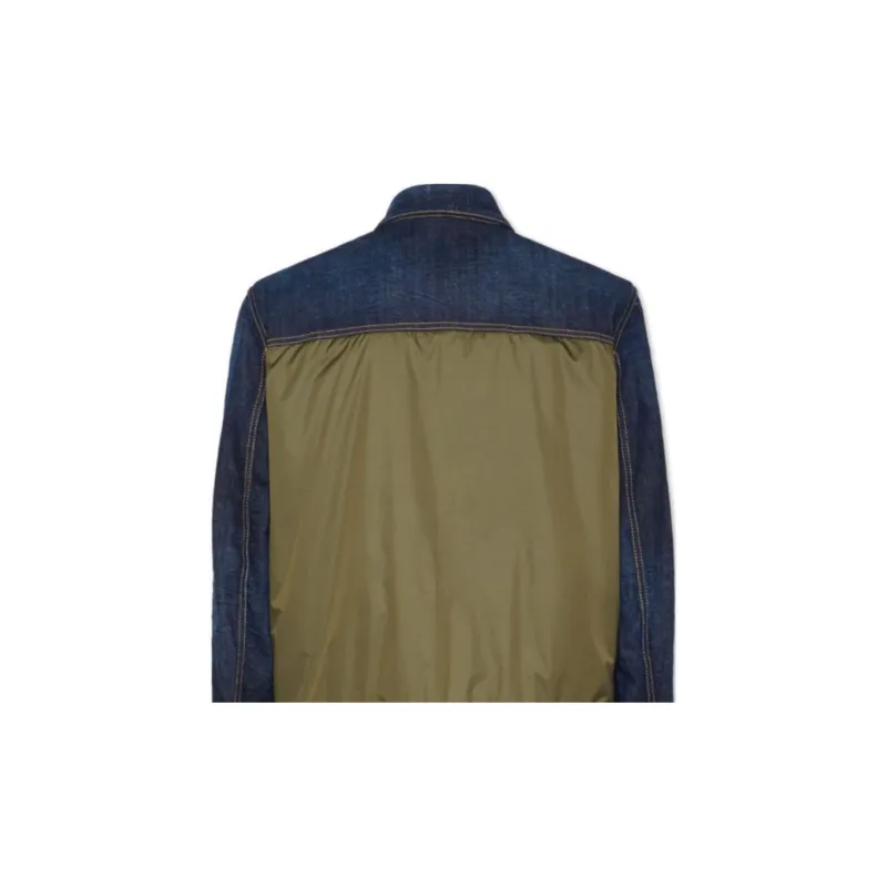 DSQUARED 2 Two Toned Button Up Denim Jacket-2